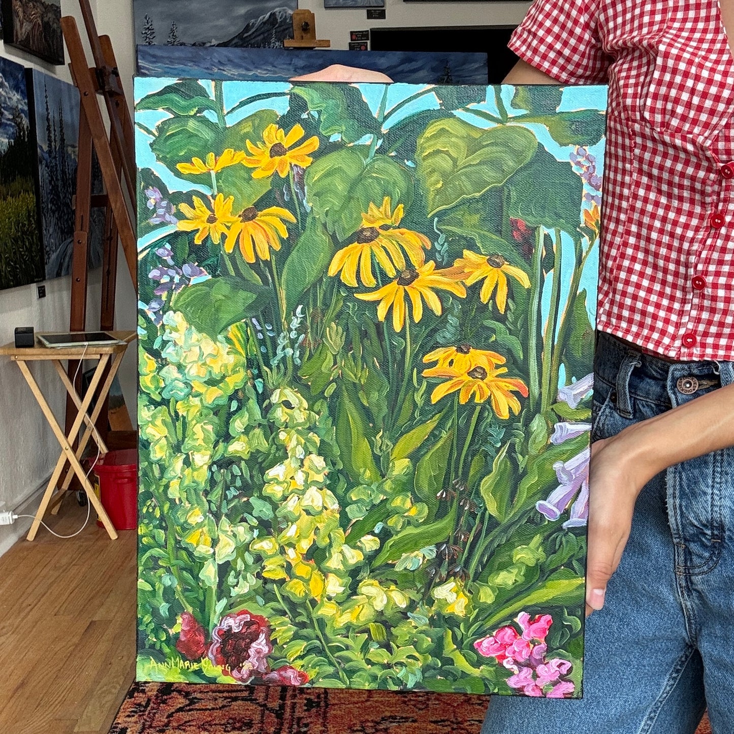 ORIGINAL "Flora Study" 12x16 in