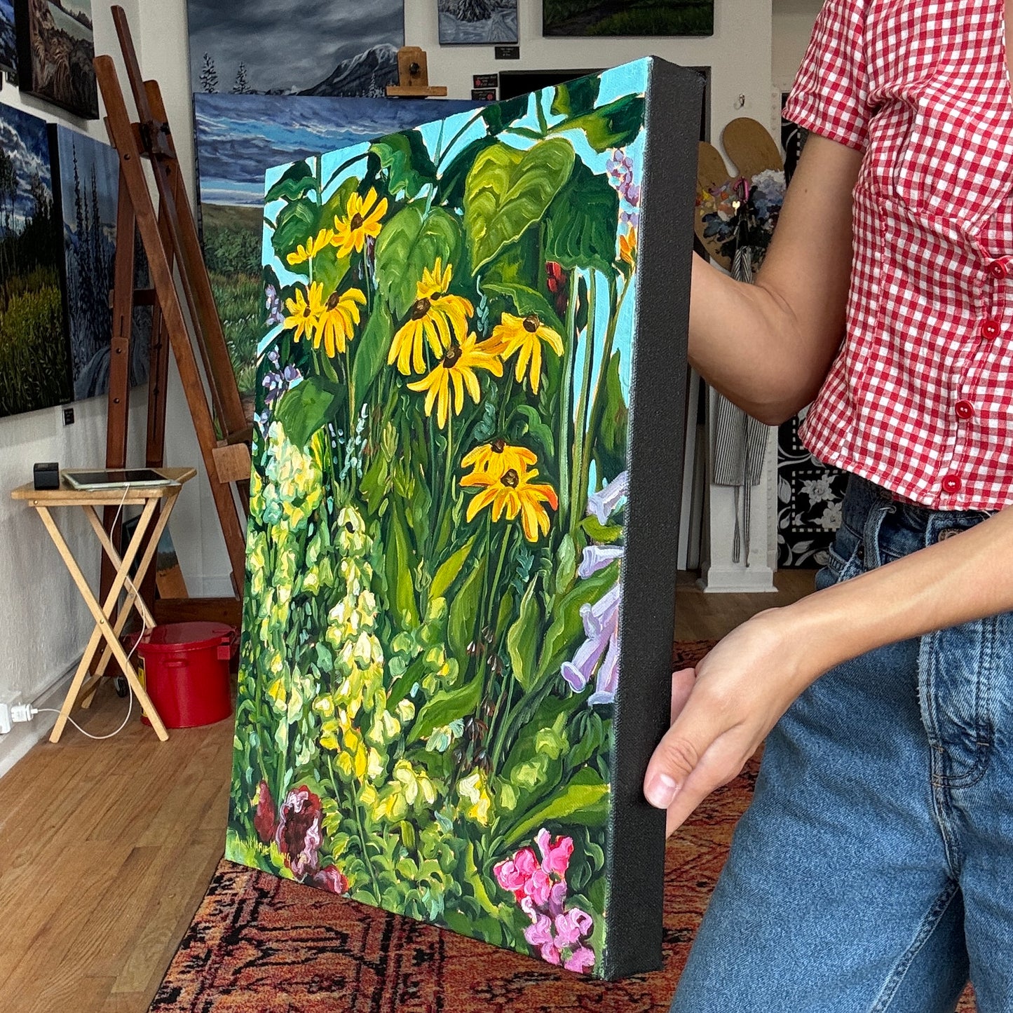 ORIGINAL "Flora Study" 12x16 in