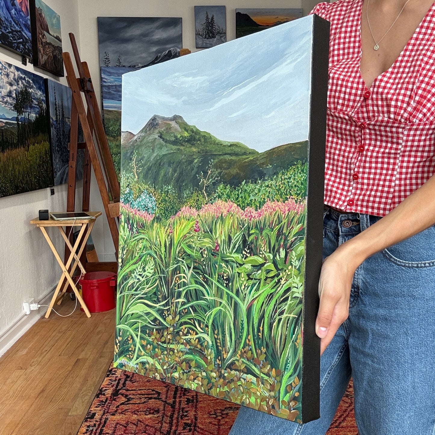 ORIGINAL "Rabbit Creek Trail" 16x20 in