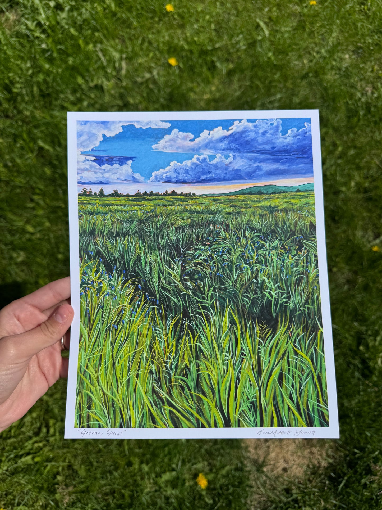 "Greener Grass" Print