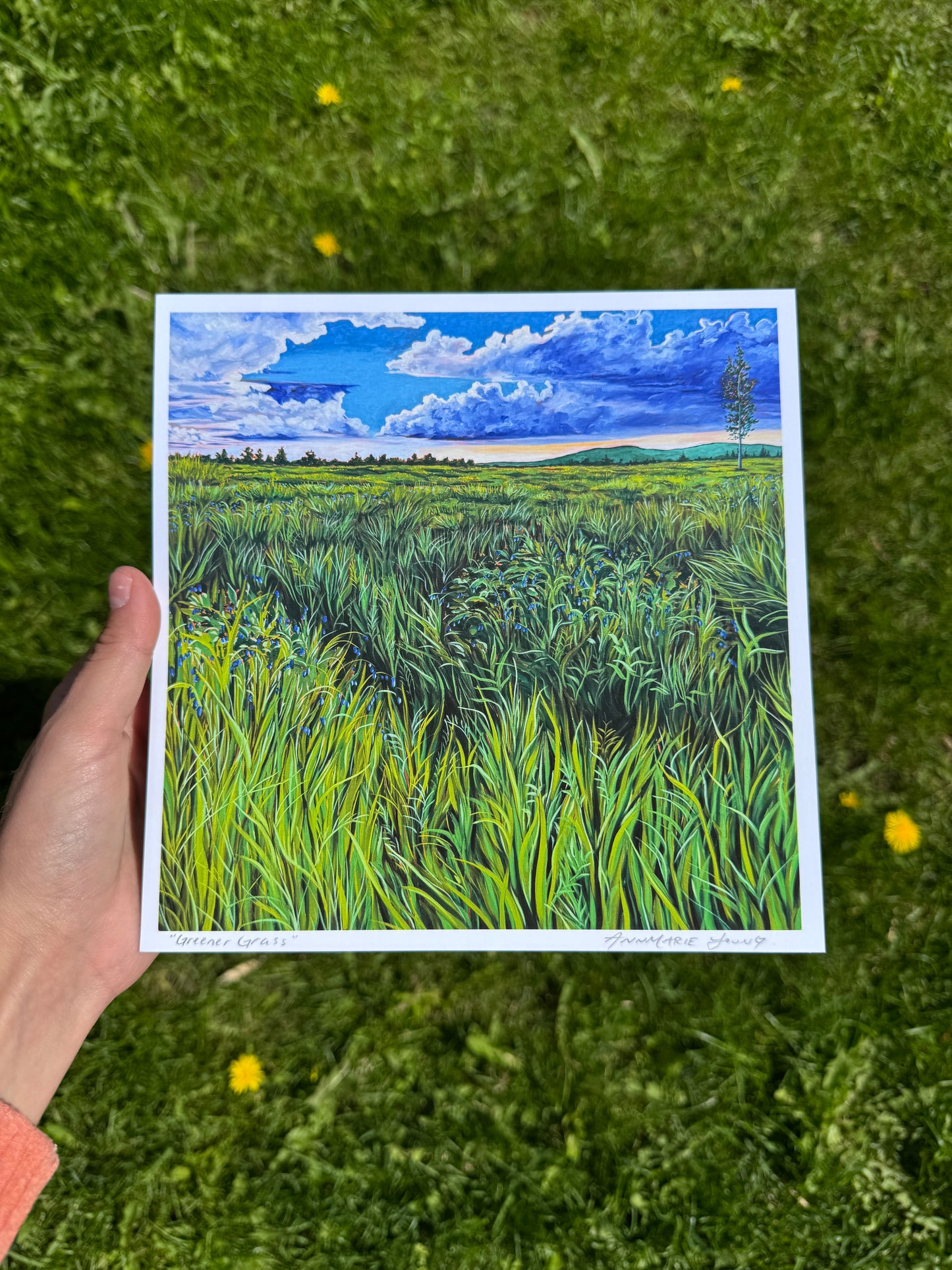 "Greener Grass" Print