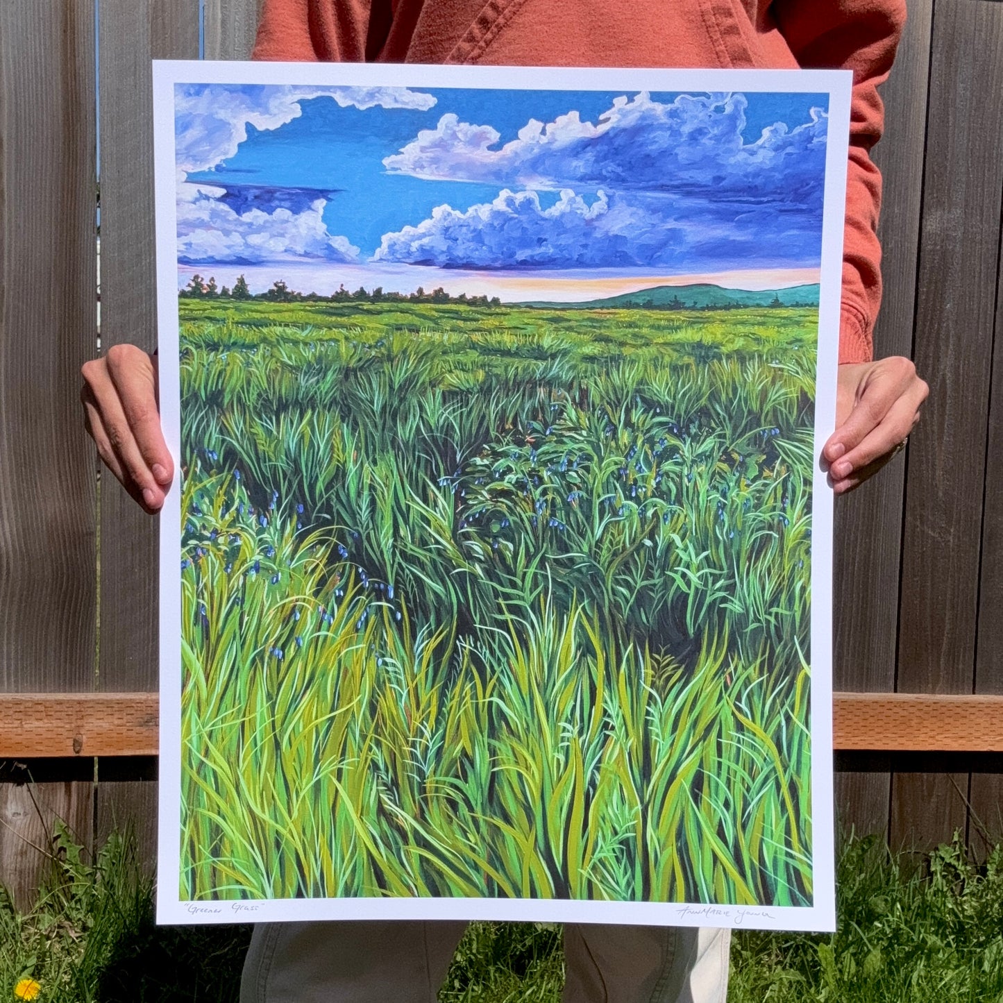 "Greener Grass" Print