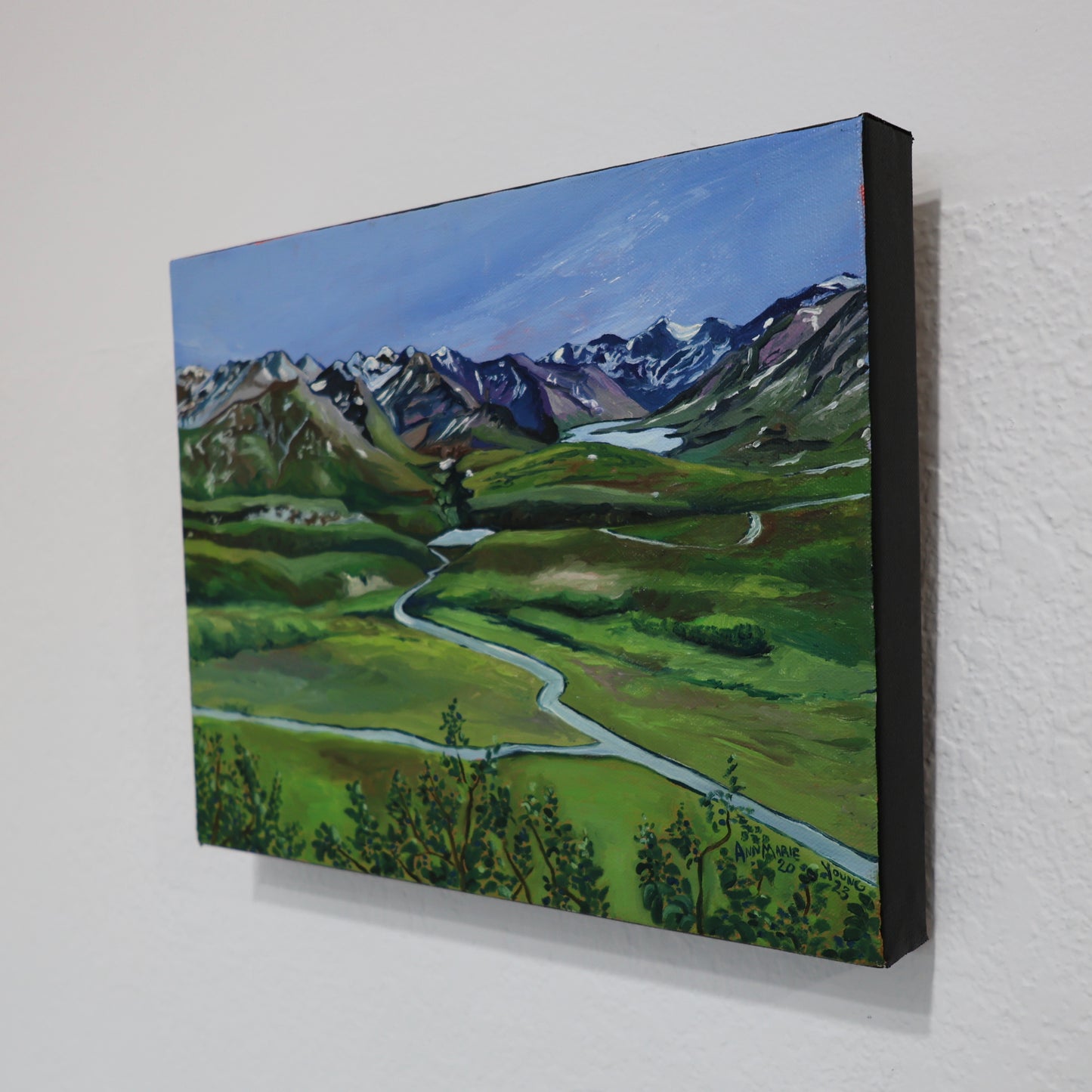ORIGINAL "Mountain Song" 11x14 in