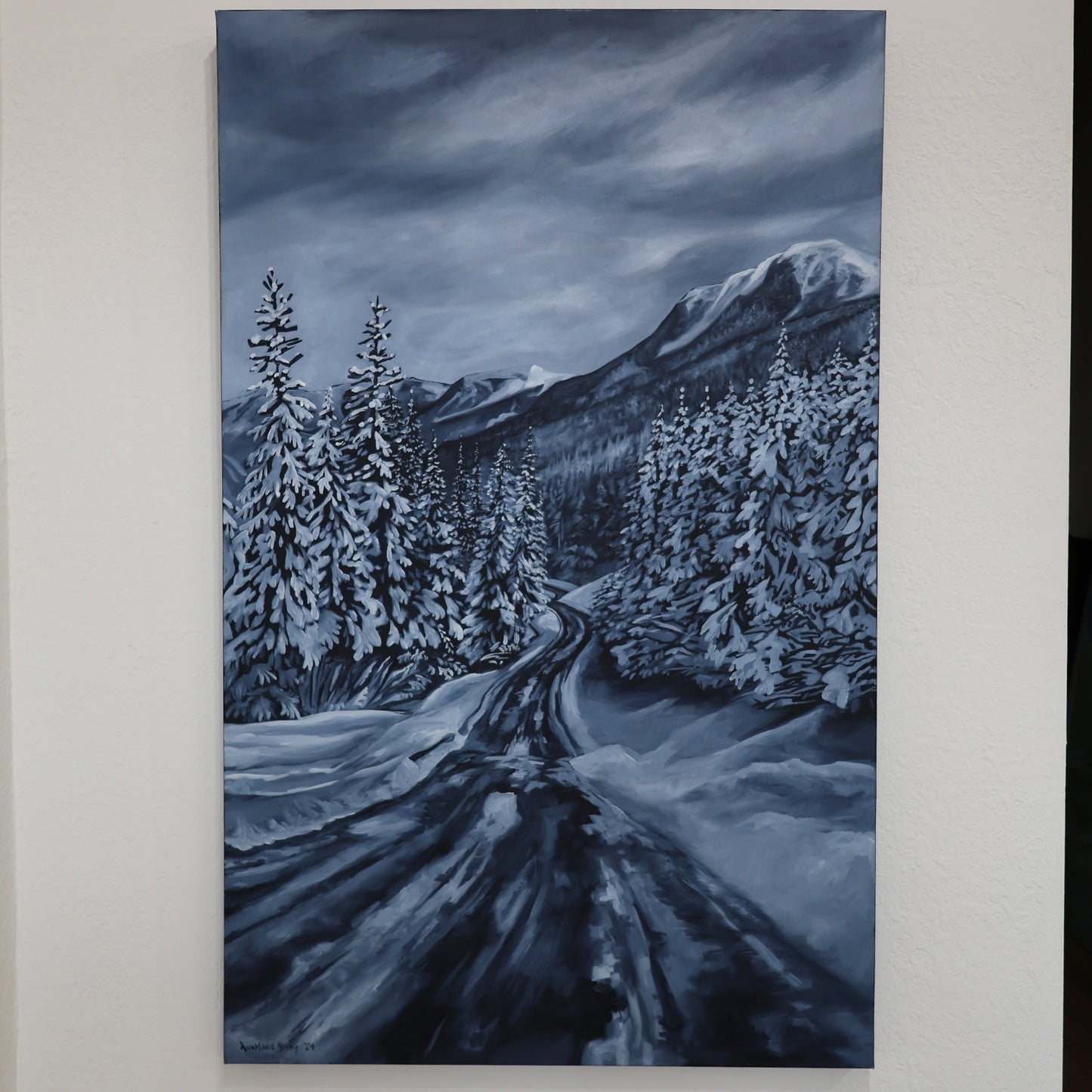 ORIGINAL "Gray Days" 30x48 in