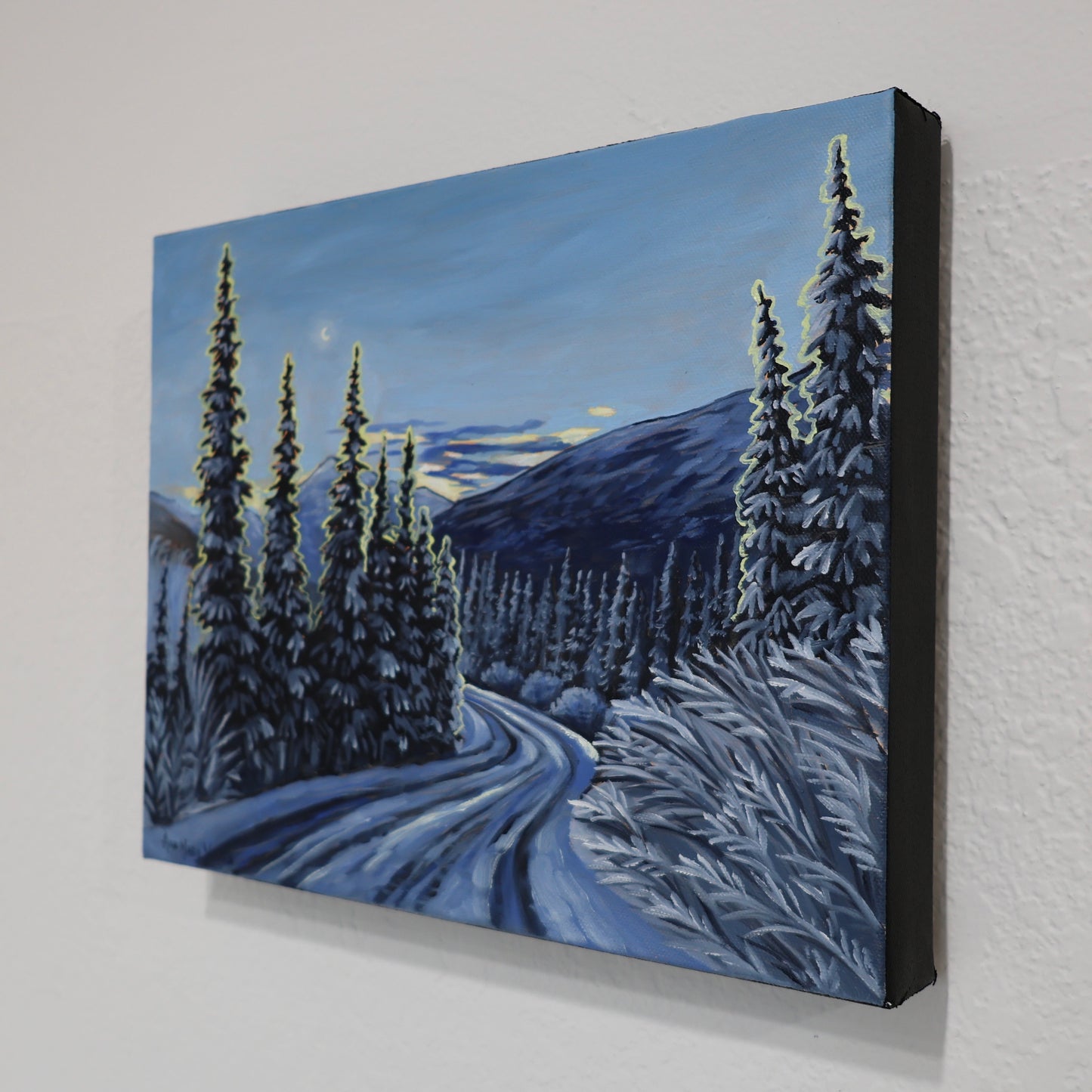 ORIGINAL "Road to Eklutna Mini" 11x14 in
