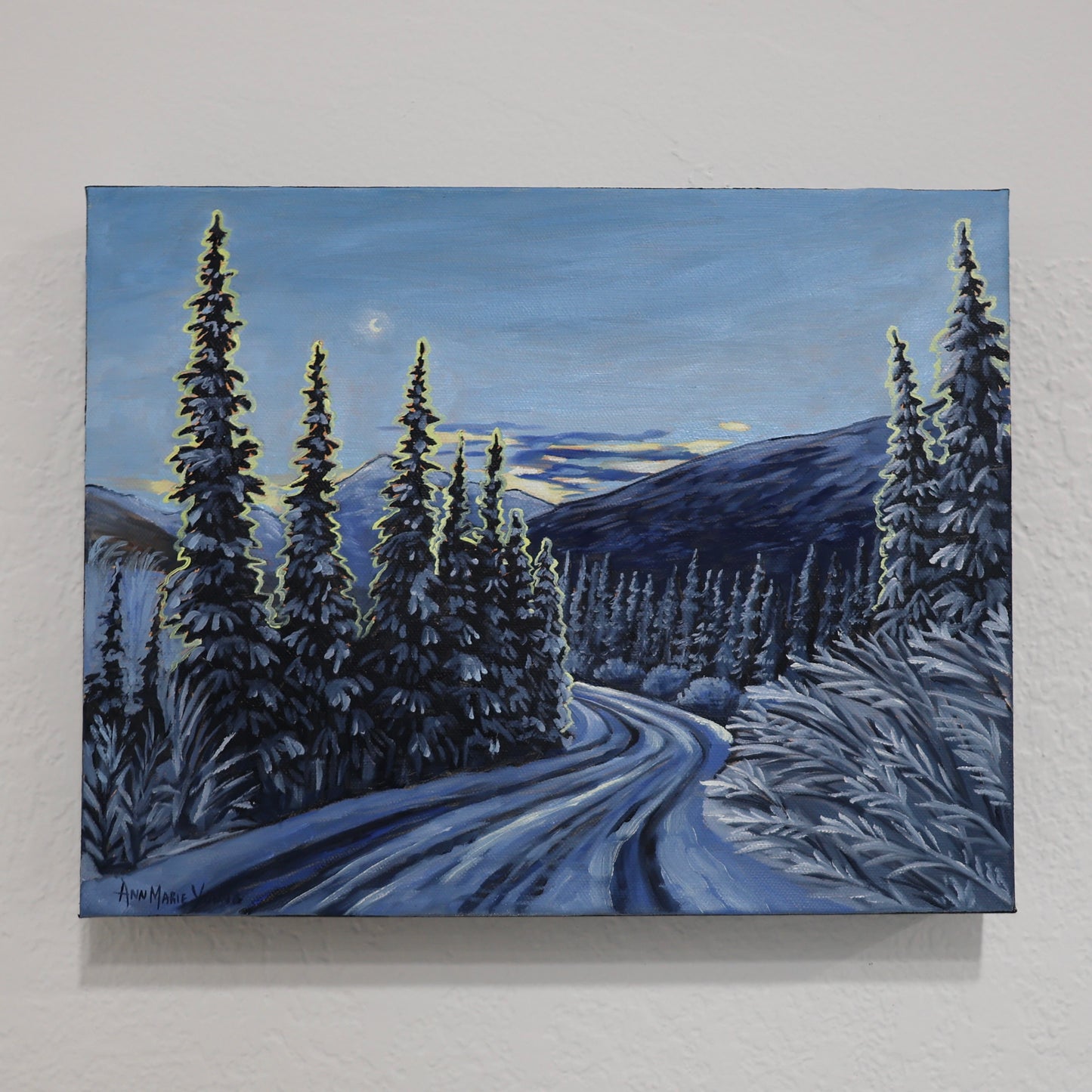 ORIGINAL "Road to Eklutna Mini" 11x14 in