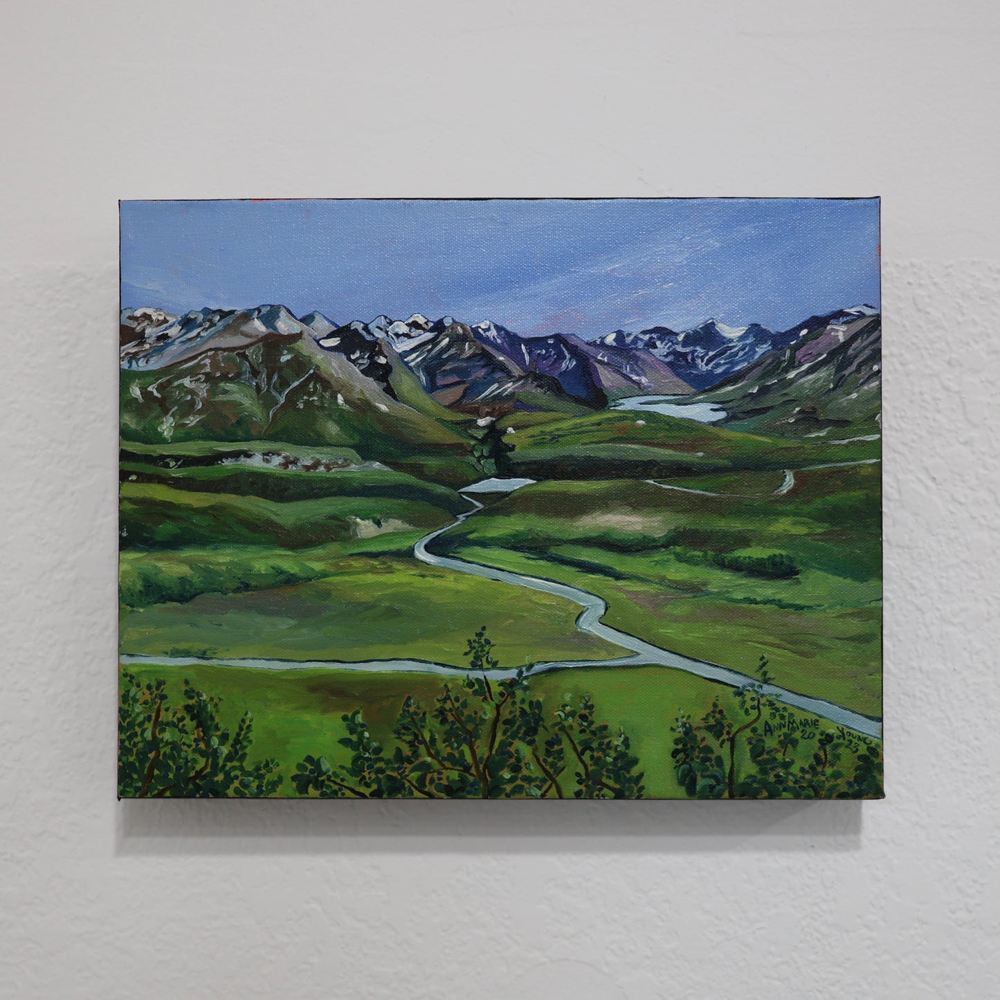 ORIGINAL "Mountain Song" 11x14 in