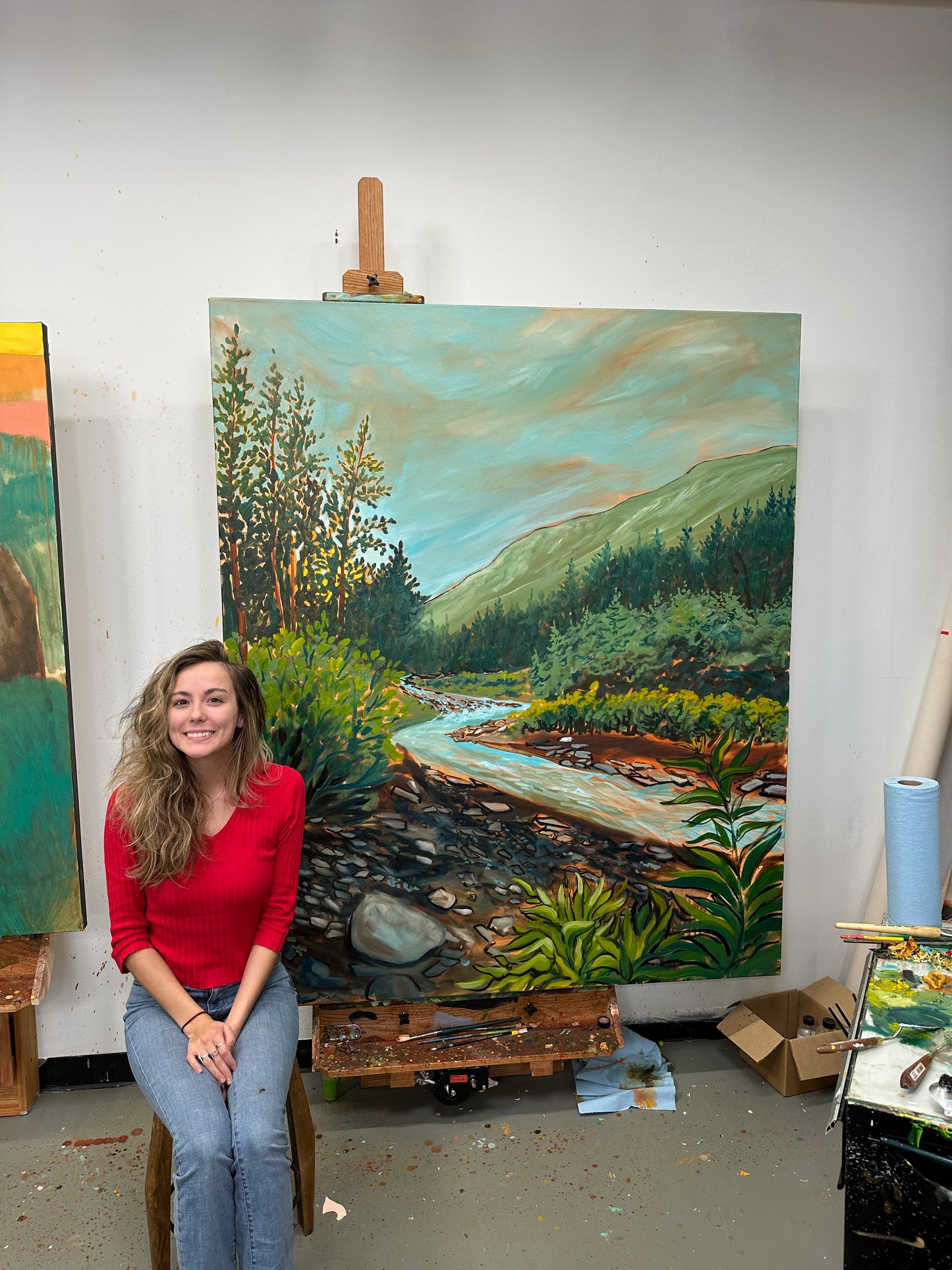 ORIGINAL "Crow Creek" 60x72 in