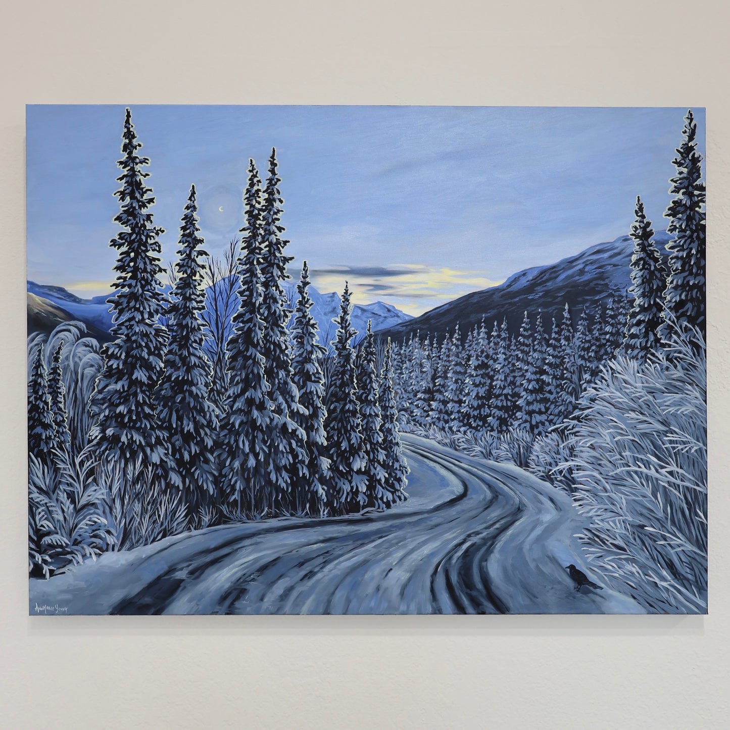 ORIGINAL "Road to Eklutna" 30x40 in