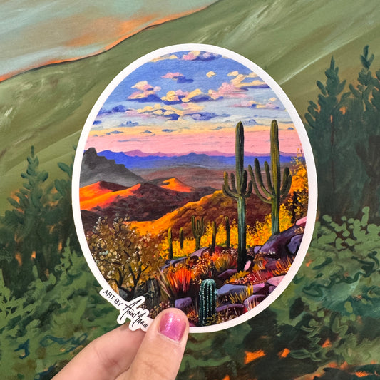 Desert Cactus Sticker