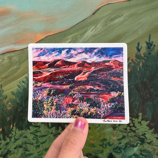 Desert Landscape Sticker