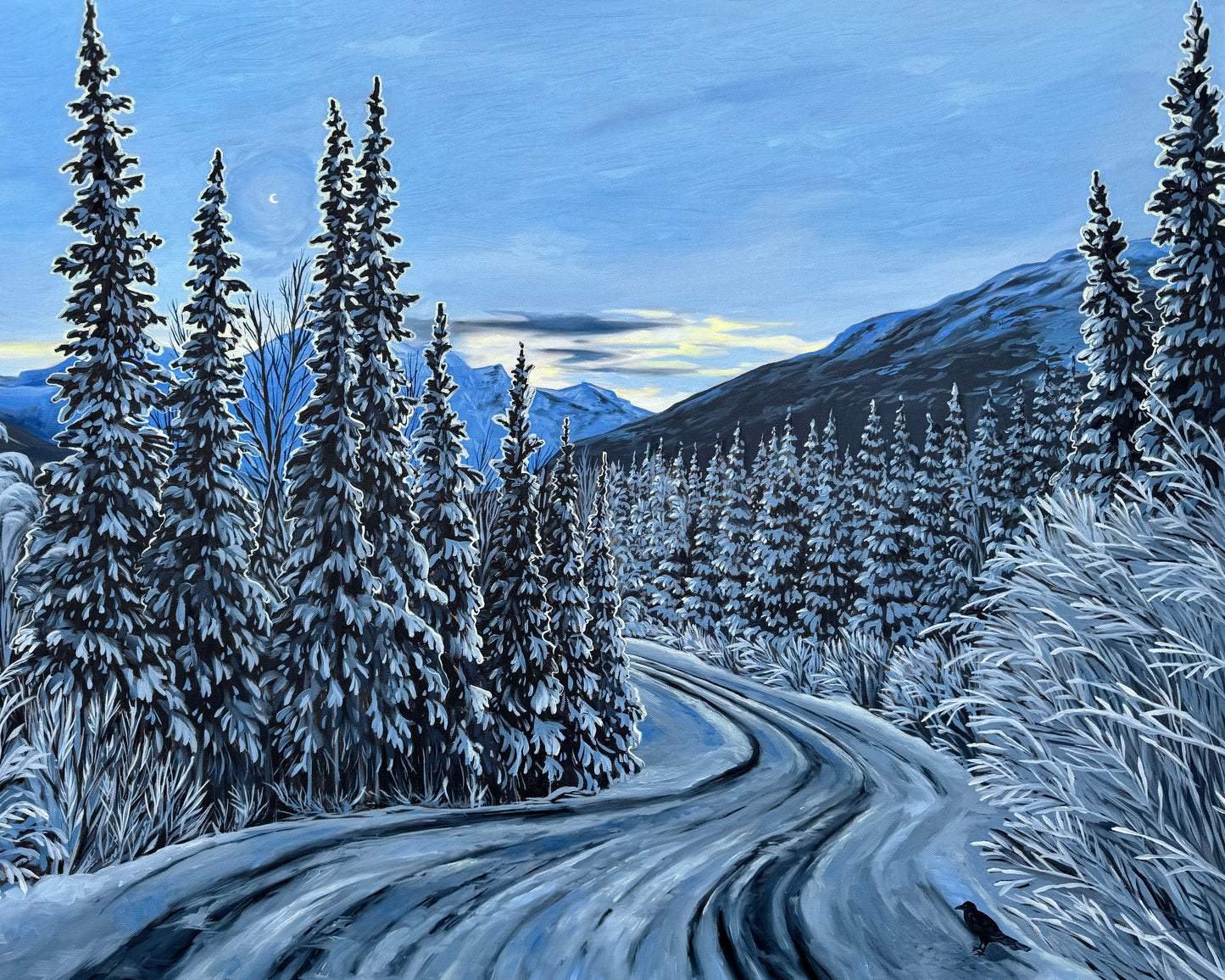 ORIGINAL "Road to Eklutna" 30x40 in